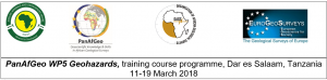 Report of Geohazards training session WP5 2: Dar es Salaam, Tanzania , 11 – 18 March 2018/non classe 